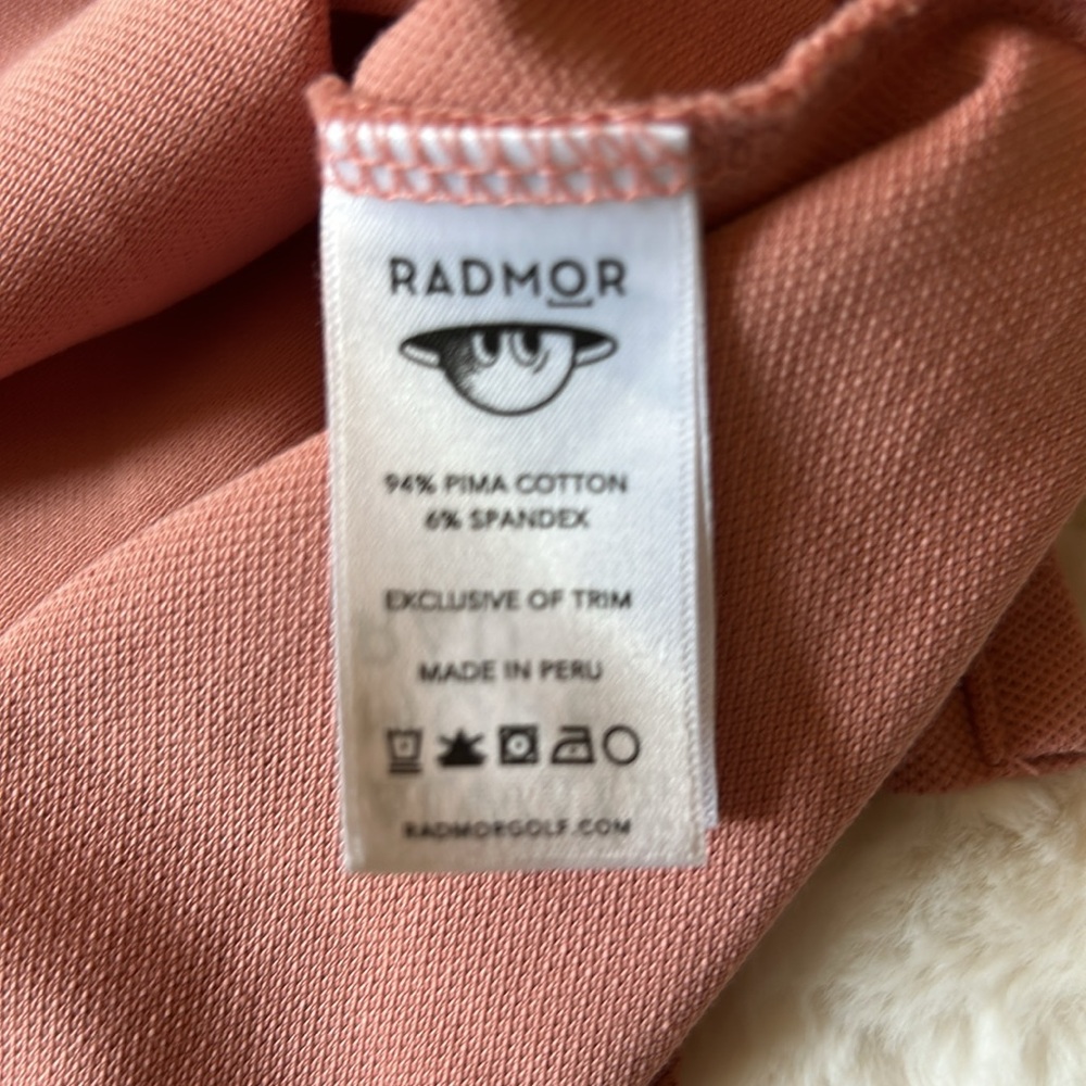 Radmor Stretch Pima Cotton Polo Size Large - Picture 6 of 7